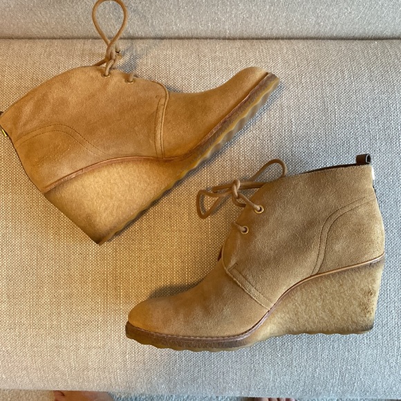Tory Burch wedge booties. - Picture 3 of 7